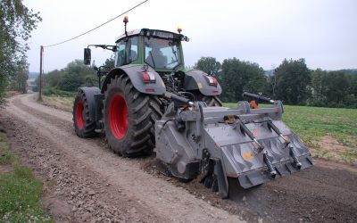 Sanierung und Stabilisierung alter Güterwege durch Fräsen